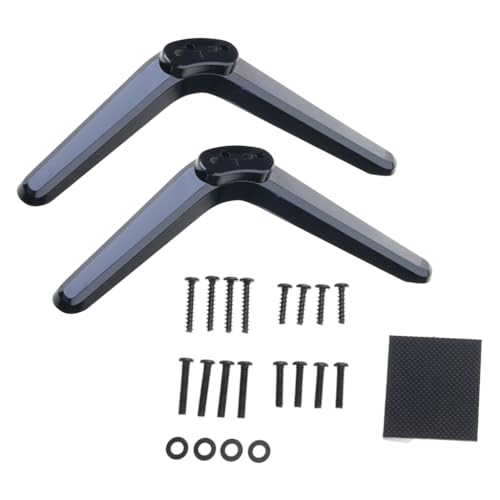 TV09 Television Base Adaptable Secure and Stable Stand Height with Screws Set