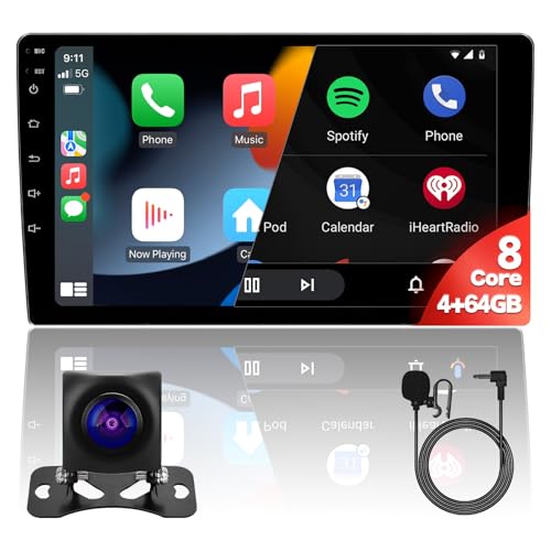 9C` 8Core 4+64GB QLED t^b`XN[ Android J[WI I[fBI rfI XeIv[[ _ufB Raidop CarPlay Android Auto 4G&WiFi DSP FM&AM BT Mirr