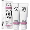 Made by Dentists Professional Sensitive + Whitening Toothpaste - Advanced Daily Whitening Toothpaste for Sensitive Teeth, ADA Approved, Vegan, Sulfate-Free, 2 x 4.2oz