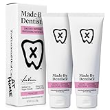 Made by Dentists Professional Sensitive + Whitening Toothpaste - Advanced Daily Whitening Toothpaste for Sensitive Teeth, ADA Approved, Vegan, Sulfate-Free, 2 x 4.2oz