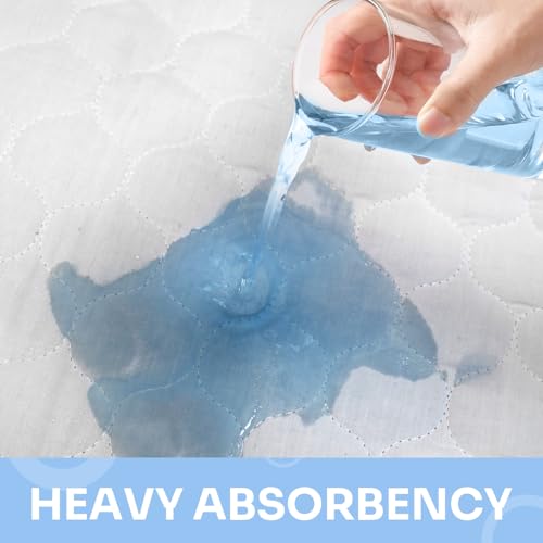 image for Conkote Heavy Absorbency Bed Pad, Washable and Reusable Incontinence B