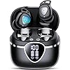 Auriculares Inalambricos Bluetooth 5.4, Cascos Inalambricos Bluetooth Hifi Estéreo Con ENC Reducción de Ruido, 40H Mini Ultraligero Earbuds In-Ear, IP7 Impermeable audifonos con Pantalla LED, Usb-C