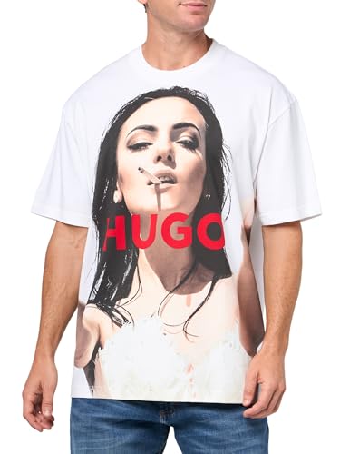 T-Shirt Graphique Big Logo Lady HUGO pour éviter les hauts fades et inconfortables