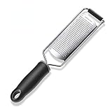 AGLIFEFY Stainless Steel Cheese Grater Lemon Zester Grater Slicer Black