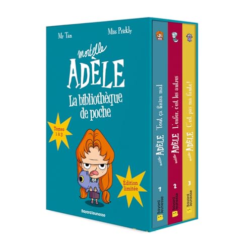 Ma bibliothèque Mortelle Adèle : Coffret des tomes 1 à 3: Petit, mais mortel !
