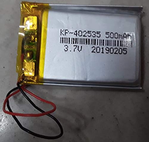 Lootmela® 3.7V 500mAH LIPO Rechargeable RC Battery, Model Name KP 402535