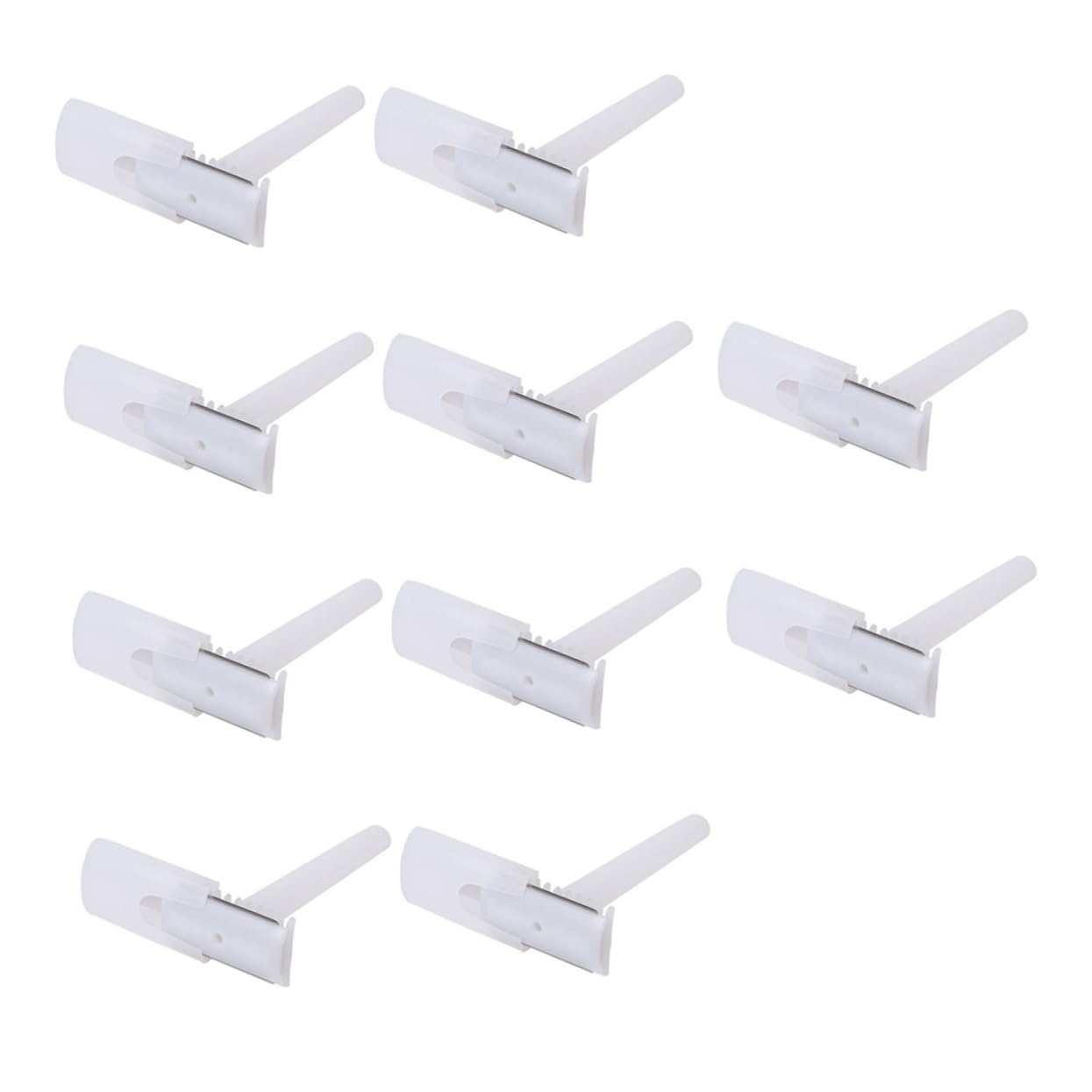 OHPHCALL Travel Razor Set 25pcs Abs Double-edge Disposable Shavers Double Sided Razor Trimmer Leg Hair Shaver for Women Men