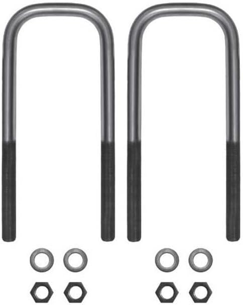 Technical Precision Replacement for Kenworth T800 Curved Glass Year 2021 0.875 INCH Thick X 5.125 X 13.5 INCH U-Bolt KIT for Kenworth AG380 Suspension