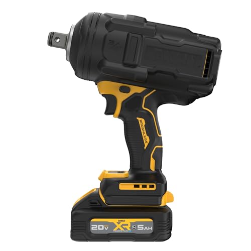 DEWALT 20V MAX XR 3/4 Inch Cordless Impact Wrench Kit with POWERSTACK Battery and Charger (DCF964GH1)