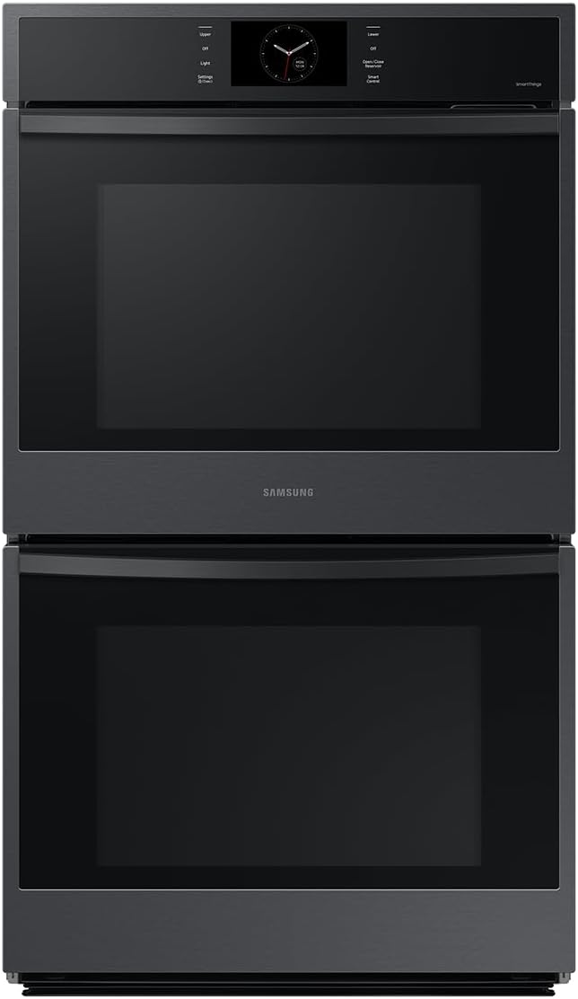 Horno de pared eléctrico doble SAMSUNG de 30", acero negro mate, NV51CG600DMTAA