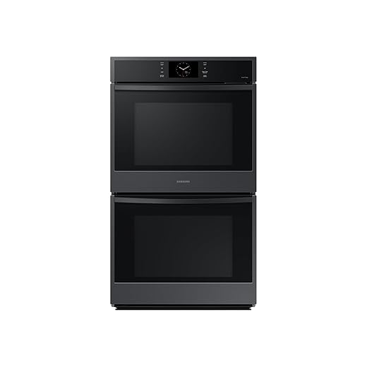 SAMSUNG 30" Double Electric Wall Oven, Matte Black Steel, NV51CG600DMTAA