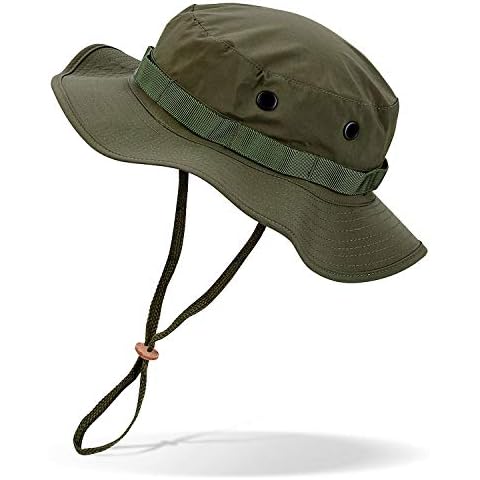Black Snake® Hut Sonnenhut für Damen und Herren wasserdichter Anglerhut XL Oliv Cover