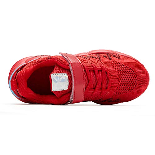 Image of Hetios Kids Shoes Girls Lightweight Athletic Running Shoes Breathable Knit School Sports Shoes (Toddler /Little Kid /Big Kid)