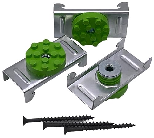 QUSTICS QuietClip CIC (Genuine), Sound Isolation Clip; Pack of 50 Pcs. + 50 x 2.5 Drywall Mounting Screws