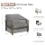 Patio Chair Covers Waterproof, Mrrihand Lounge Deep Seat Cover, Heavy Duty Outdoor Lawn Patio Furniture Covers (31" W x 38" D x 30" H - 2 Pack)