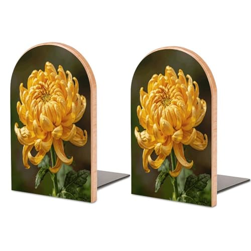 Sujetalibros de crisantemo dorado ideal como regalo para lectores 2
