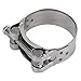 Acouto 10Pcs Hose Clamp Set - 201 Stainless Steel Reinforced for Prevention & Versatile Applications in Automotive & Industrial Use (52-55mm)