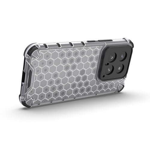 Image of Glasgow Back Case Cover Designed for [ Xiaomi 14 5G ] (Stylish Look | Shock Proof) - Transparent