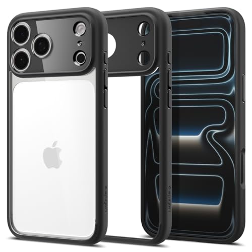 Image of Spigen for iPhone 17 Pro Max Case, Ultra Hybrid [TPU Covered Camera Control] [Anti-Yellowing] [No Magnet Ring] - Matte Black