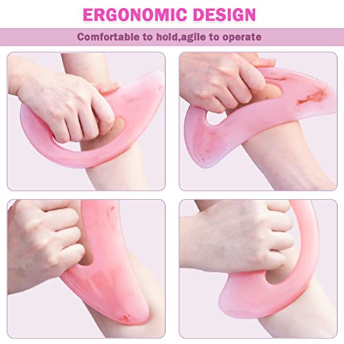 Anzhix Gua Sha Massage Tool With Handle Resin Large Lymphatic Drainage Massager Guasha Scraping Tool Body Sculpting Anti Cellulite Tools For Women Men Back Neck Leg Face #TOP3