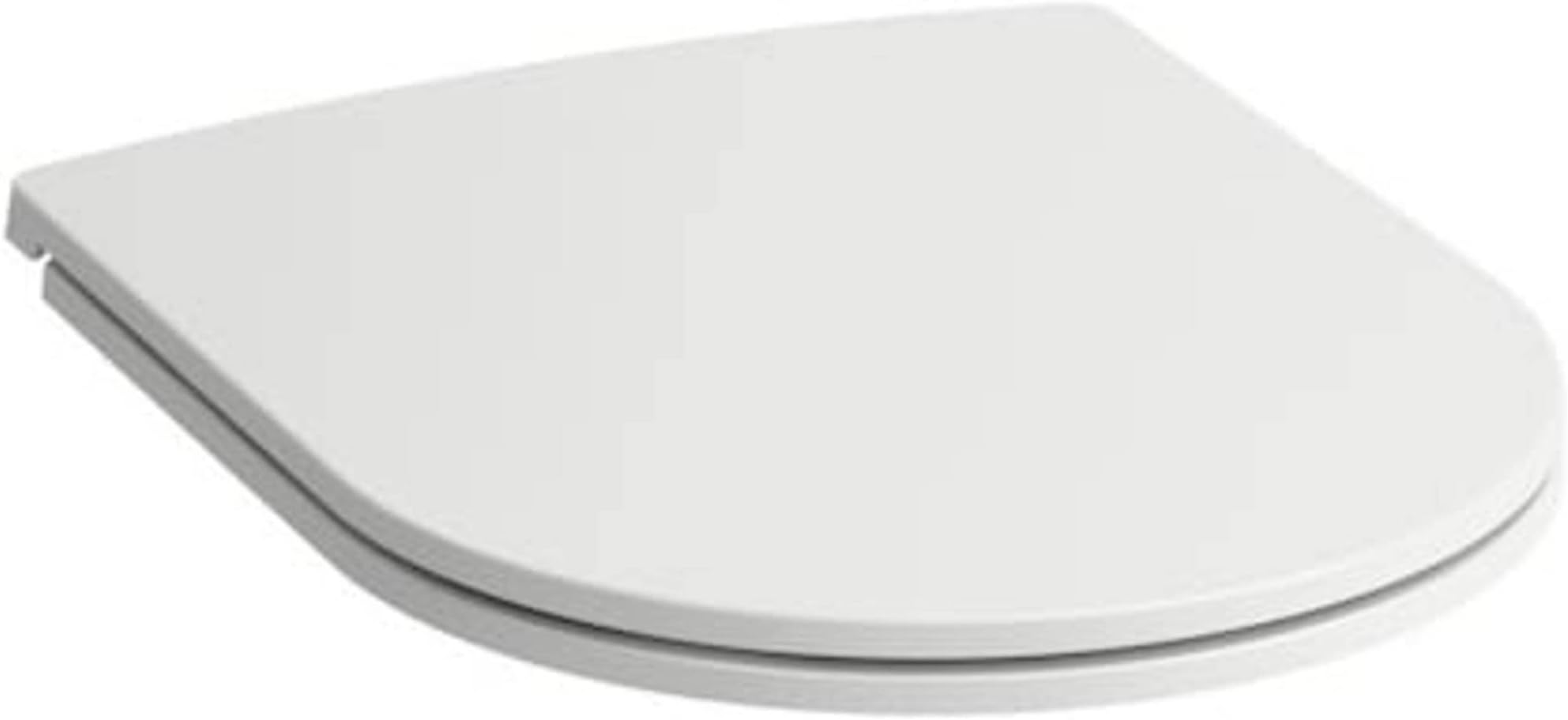 Toilettendeckel Mit Absenkautomatik - Eckige Klobrille Duroplast Weiß