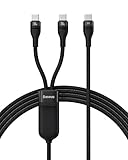 👍【Duradero y confiable】: Hecho de nailon trenzado de alta calidad y aleación de aluminio, nuestro cable está probado para soportar más de 10.000 curvaturas y es resistente al calor y a la corrosión. La carcasa de aluminio de alta calidad hace que el cable sea más duradero y garantiza una vida útil más larga.