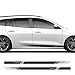 ZYHZJC 2 Pcs Graphiques Vinyle PVC Rayures Porte De Voiture Côté Jupe Autocollants Stickers Auto Décor pour Ford Focus MK2 MK3 MK1 MK4 2 3 1