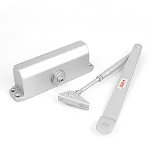 ELECTROPRIME Aluminium Alloy Commercial Automatic Auto Door Closer Silver Tone