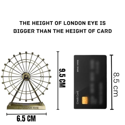 Image of SATYAM KRAFT 1 Pcs UK World Famous Building for Wedding Decorative Showpeice Idol for Home Decor, Living Room, Gifts, Desk Decor, Stand Holder, Office Desk, Tabletop (London Eye)