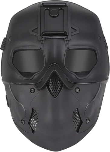Tactical Full Face Protection Wild Mask,Cool Punk Sci-Fi Futuristic Mask,for Outdoor Sport Cosplay Costume Movie Shooting Paintball Halloween Party