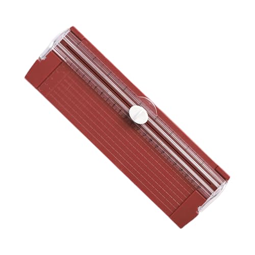 Parlayildiz ペーパーカッター, スクラップブッキングツール サイド定規付き, スクラップブック ラベル 写真 クーポン カードストック カードプロジェクト用精密裁断ツール