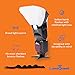 LumiQuest Ultrasoft Frosted Photography Lighting Diffuser, Compact Modifier with UltraStrap, Camera Lighting, Universal Portable Studio Lights for External Camera Flashes, Photo Light, Black