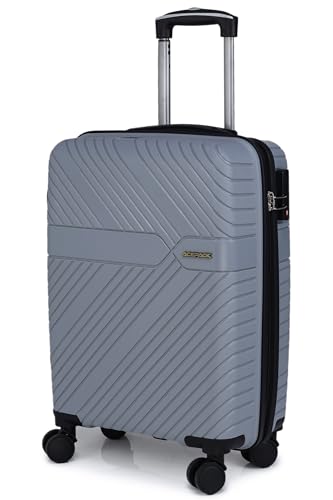 Image of ACEPACK Dawn Small Size Lightweight Luggage - Recyclable Polypropylene, Anti-Theft Double Safety Zipper, Built-in Number Lock, 3-Year Warranty (20,Dark Grey)
