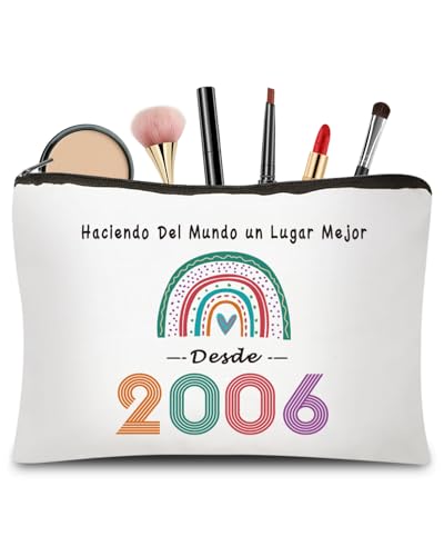 Presente de anos mulher - bolsa de cosméticos presentes originais anos, presente para mulher de anos, para mãe, esposa e colega, 2006, 2006