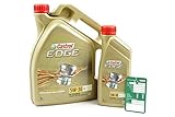 Lieferumfang: 1 L + 5 L Castrol Edge Fluid Titanium 5W-30 LL Motor-Öl Motoren-Öl inkl. Castrol Ölwechsel-Anhänger