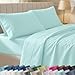California Design Den 400 Thread Count 100% Cotton Sheet Set, Mod Spa King Sheets 4 Piece Set, Long-Staple Combed Pure Natural Cotton Bedsheets, Soft & Silky Sateen Weave