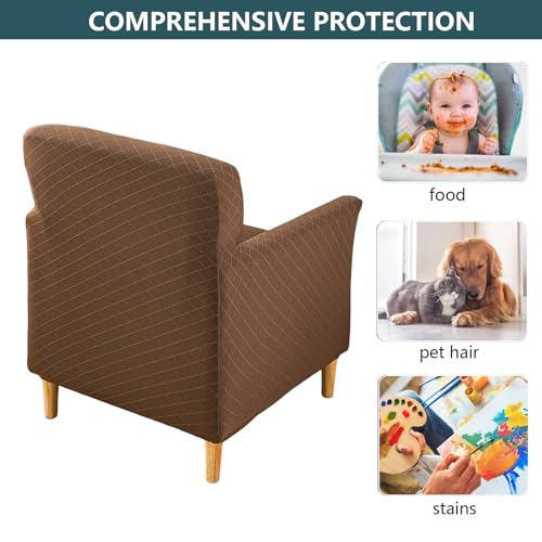Funda para silla resistente a derrames OBASDFD con ajuste elástico 7