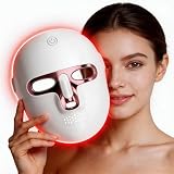 LED Light Therapy Mask for Face, 7 in 1 Wireless...