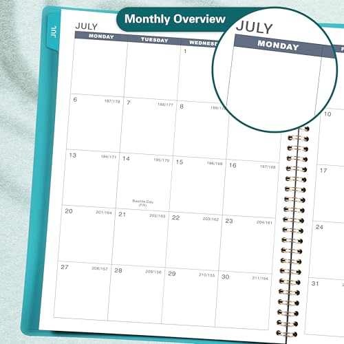 Image of Frasukis 2025 Weekly Appointment Book /Planner - 53 Weeks Daily Planner, January - December 2025, 8 x 10 inches