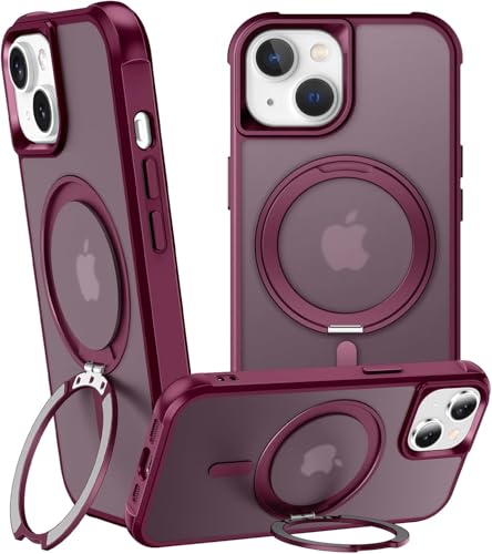 Carcasa antichoque iPhone 13 con anillo giratorio de metal integrado 1