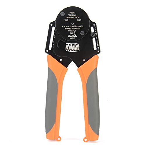 IWISS EU-IWD-20 Herramienta de engarce de barril cerrado para contactos Deutsch y Amplhenol-0.3-0.5mm² Cover