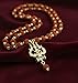 ANVIKA 5 Mukhi Rudraksha Mala With Religious Shiv Trishul Pendant | Indian Spiritual jewellery For Men And Women