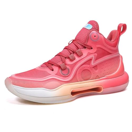 Zapatos de baloncesto unisex de caña alta transpirables y ligeros para entrenamiento