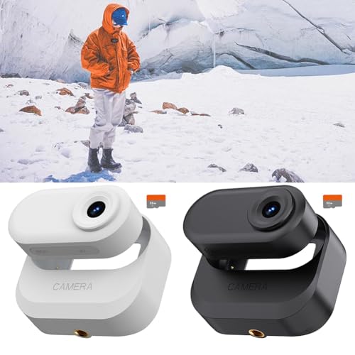 Caméra de sport extérieure 2,7K HD blanche, caméscope de pouce miniature