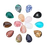 Jeder Stein ist einzigartig, Sie erhalten 15 verschiedene Cabochons, kein Duplikat