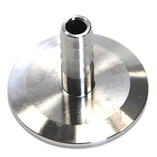 HFS(R) KF25 (NW25) Vacuum Fitting To 1/2" Hose Barb Adapter Stainless Steel 304 (KF25-1/2")
