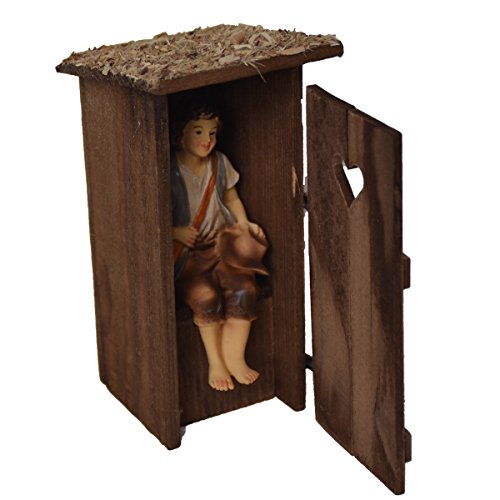 Alfred Kolbe Krippen AM 18 Figurine de crèche de Noël représentant Un Berger aux Toilettes Compatible avec des Figurines de 8-9 cm Cover