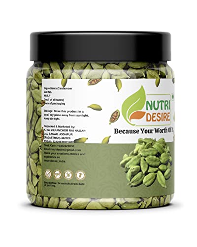 Nutri-Desire-Cardamom-Green-Whole-50gm-50gm-Elaichi-Grade-Big-Size-Buy-1-Get-1-Free Nutri Desire Cardamom Green Whole - 50gm + 50gm Elaichi Grade - Big Size (Buy 1 Get 1 Free)