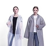 Vegena Regenmantel Regenponcho Regencape Regenjacke für Damen und Herren Wasserdicht Wiederverwendbar Eva 2 Stück Regenbekleidung Poncho für Fahrrad, Wandern, Camping, Konzerte, Urlaub oder Festivals