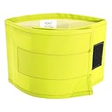 Ideal zum Dekorieren. Yoko Hi Vis Armbinde, wasserfest (S-M) (Neongelb)